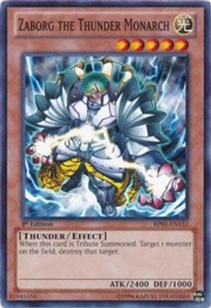 Zaborg the Thunder Monarch (BP01-EN132) - Battle Pack: Epic Dawn 1st Edition - Premium Yugioh Single from Konami - Just $0.61! Shop now at Game Crave Tournament Store