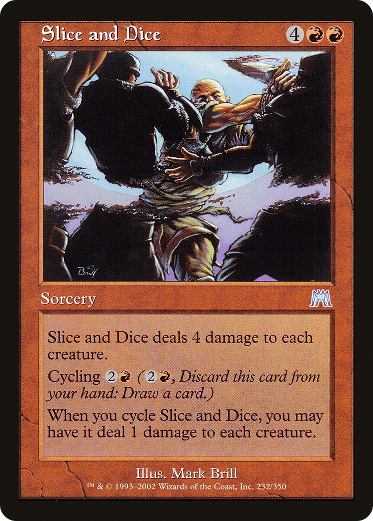 Slice and Dice (ONS-232) - Onslaught Foil - Premium MTG Single from Wizards of the Coast - Just $3.57! Shop now at Game Crave Tournament Store