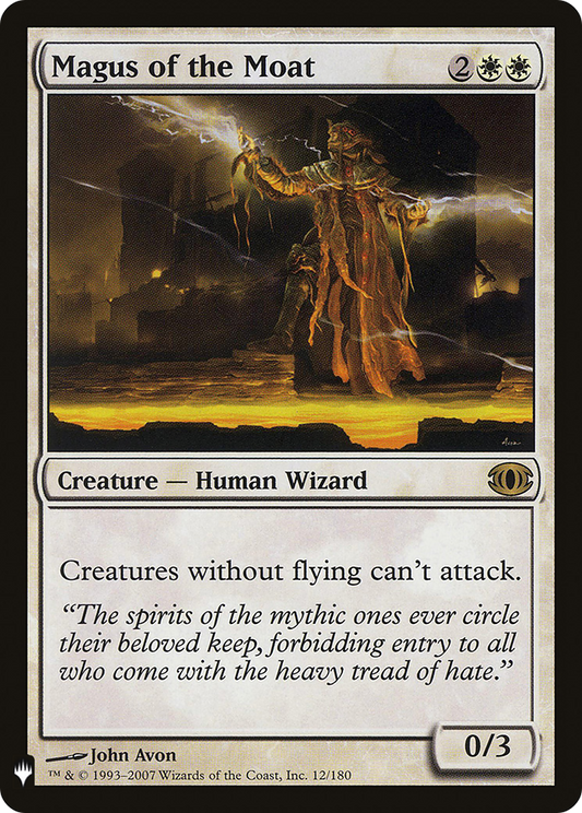 Magus of the Moat (MB1-170) - Mystery Booster - Premium MTG Single from Wizards of the Coast - Just $5.03! Shop now at Game Crave Tournament Store