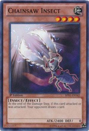 Chainsaw Insect (BP01-EN142) - Battle Pack: Epic Dawn 1st Edition - Premium Yugioh Single from Konami - Just $0.25! Shop now at Game Crave Tournament Store