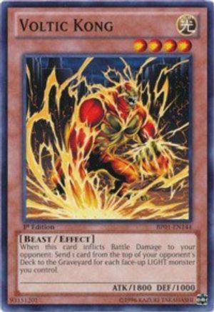 Voltic Kong (BP01-EN144) - Battle Pack: Epic Dawn 1st Edition - Premium Yugioh Single from Konami - Just $0.26! Shop now at Game Crave Tournament Store