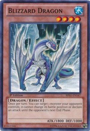 Blizzard Dragon (BP01-EN147) - Battle Pack: Epic Dawn 1st Edition - Premium Yugioh Single from Konami - Just $0.46! Shop now at Game Crave Tournament Store