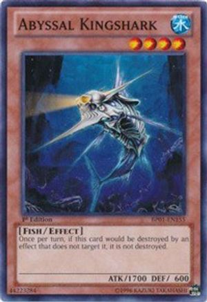 Abyssal Kingshark (BP01-EN155) - Battle Pack: Epic Dawn 1st Edition - Premium Yugioh Single from Konami - Just $0.26! Shop now at Game Crave Tournament Store