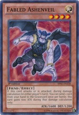 Fabled Ashenveil (BP01-EN158) - Battle Pack: Epic Dawn Unlimited - Premium Yugioh Single from Konami - Just $0.25! Shop now at Game Crave Tournament Store