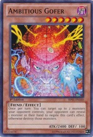 Ambitious Gofer (BP01-EN160) - Battle Pack: Epic Dawn Unlimited - Premium Yugioh Single from Konami - Just $0.25! Shop now at Game Crave Tournament Store