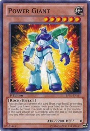 Power Giant (BP01-EN161) - Battle Pack: Epic Dawn Unlimited - Premium Yugioh Single from Konami - Just $0.25! Shop now at Game Crave Tournament Store