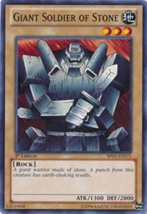 Giant Soldier of Stone (BP01-EN171) - Battle Pack: Epic Dawn 1st Edition - Premium Yugioh Single from Konami - Just $0.25! Shop now at Game Crave Tournament Store