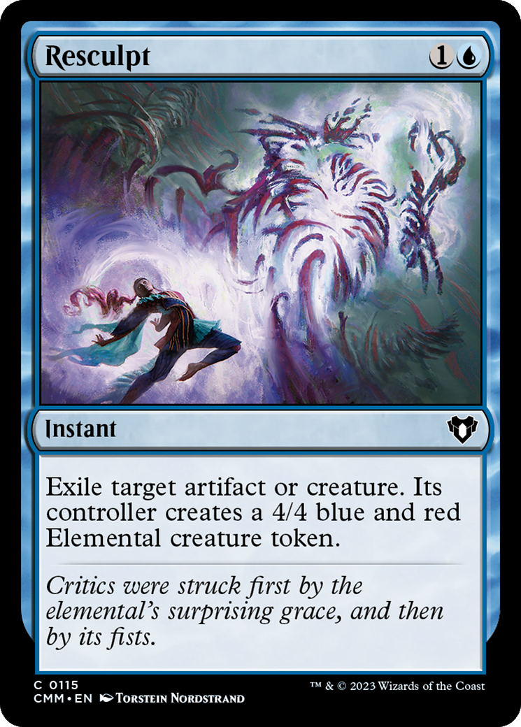 Resculpt (CMM-115) - Commander Masters Foil - Premium MTG Single from Wizards of the Coast - Just $1.06! Shop now at Game Crave Tournament Store