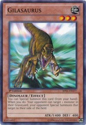Gilasaurus (BP01-EN177) - Battle Pack: Epic Dawn Unlimited - Premium Yugioh Single from Konami - Just $0.23! Shop now at Game Crave Tournament Store