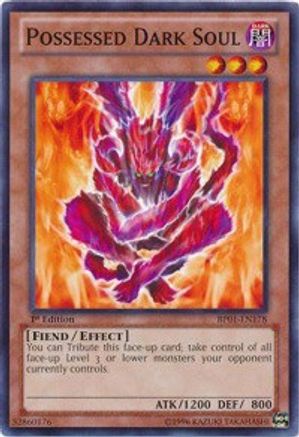 Possessed Dark Soul (BP01-EN178) - Battle Pack: Epic Dawn 1st Edition - Premium Yugioh Single from Konami - Just $0.25! Shop now at Game Crave Tournament Store