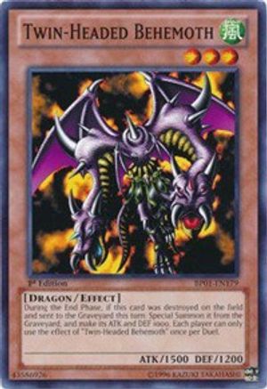 Twin-Headed Behemoth (BP01-EN179) - Battle Pack: Epic Dawn Unlimited - Premium Yugioh Single from Konami - Just $0.25! Shop now at Game Crave Tournament Store
