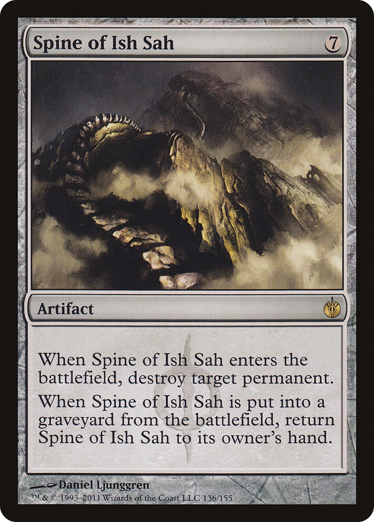 Spine of Ish Sah (MBS-136) - Mirrodin Besieged Foil - Premium MTG Single from Wizards of the Coast - Just $10.78! Shop now at Game Crave Tournament Store