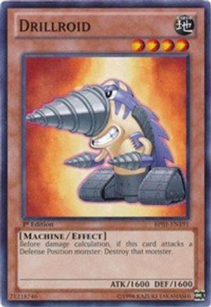 Drillroid (BP01-EN191) - Battle Pack: Epic Dawn Unlimited - Premium Yugioh Single from Konami - Just $0.25! Shop now at Game Crave Tournament Store