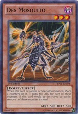 Des Mosquito (BP01-EN194) - Battle Pack: Epic Dawn Unlimited - Premium Yugioh Single from Konami - Just $0.25! Shop now at Game Crave Tournament Store