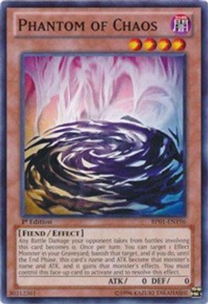 Phantom of Chaos (BP01-EN196) - Battle Pack: Epic Dawn Unlimited - Premium Yugioh Single from Konami - Just $0.34! Shop now at Game Crave Tournament Store