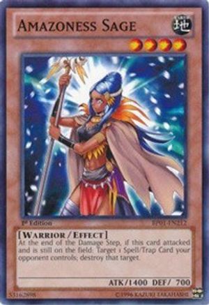 Amazoness Sage (BP01-EN212) - Battle Pack: Epic Dawn 1st Edition - Premium Yugioh Single from Konami - Just $0.38! Shop now at Game Crave Tournament Store