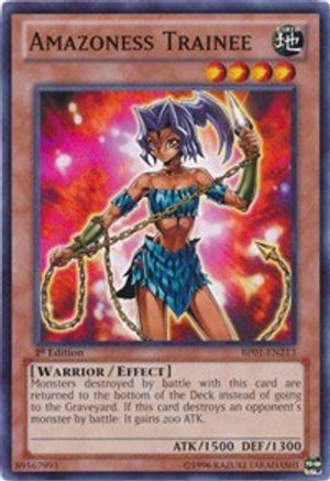 Amazoness Trainee (BP01-EN213) - Battle Pack: Epic Dawn 1st Edition - Premium Yugioh Single from Konami - Just $0.25! Shop now at Game Crave Tournament Store
