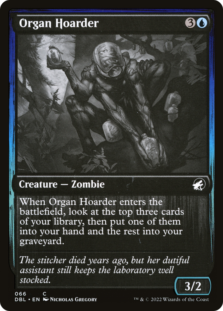 Organ Hoarder (DBL-066) - Innistrad: Double Feature - Premium MTG Single from Wizards of the Coast - Just $0.25! Shop now at Game Crave Tournament Store