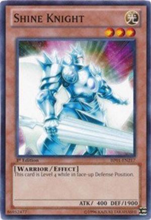 Shine Knight (BP01-EN217) - Battle Pack: Epic Dawn Unlimited - Premium Yugioh Single from Konami - Just $0.25! Shop now at Game Crave Tournament Store