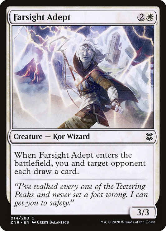 Farsight Adept (ZNR-014) - Zendikar Rising - Premium MTG Single from Wizards of the Coast - Just $0.08! Shop now at Game Crave Tournament Store