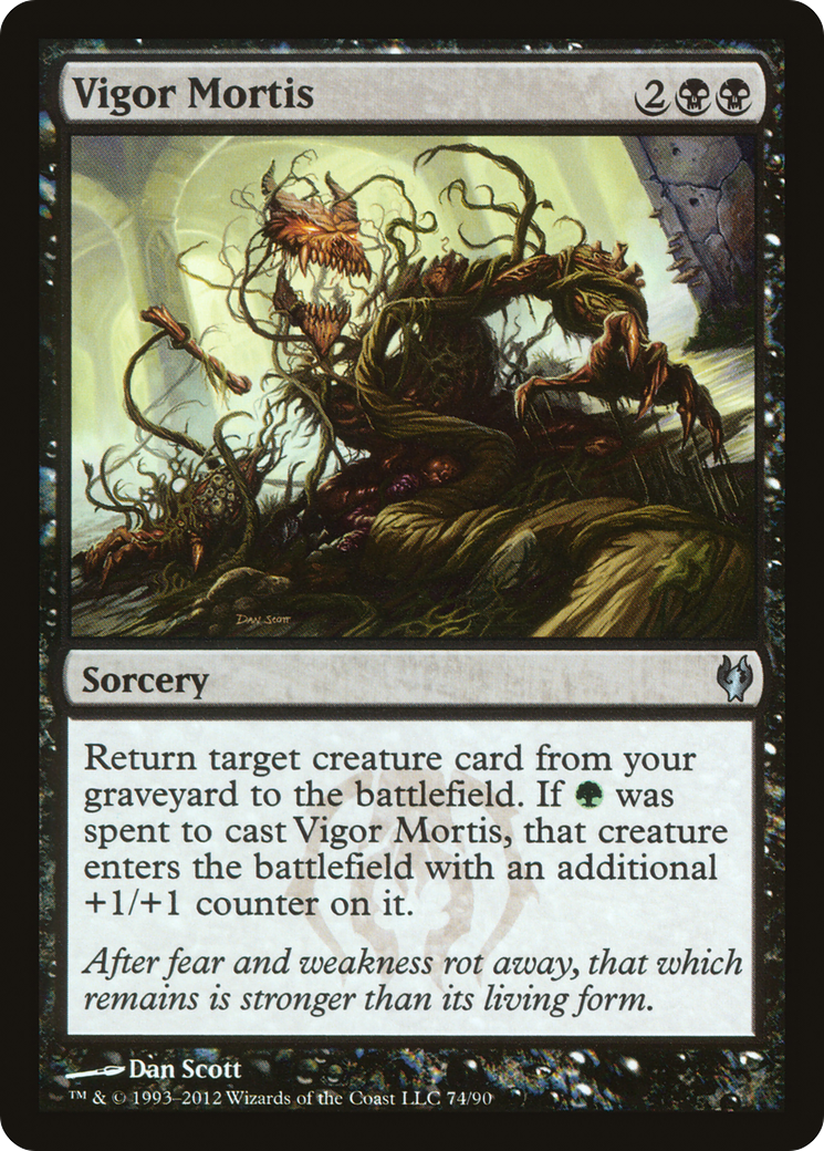 Vigor Mortis (DDJ-074) - Duel Decks: Izzet vs. Golgari - Premium MTG Single from Wizards of the Coast - Just $0.24! Shop now at Game Crave Tournament Store
