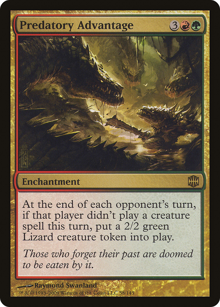 Predatory Advantage (ARB-058) - Alara Reborn - Premium MTG Single from Wizards of the Coast - Just $0.08! Shop now at Game Crave Tournament Store