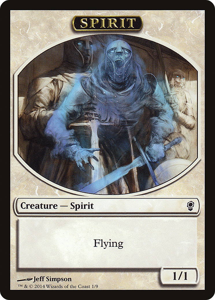 Spirit (TCNS-001) - Conspiracy Tokens - Premium MTG Single from Wizards of the Coast - Just $0.25! Shop now at Game Crave Tournament Store