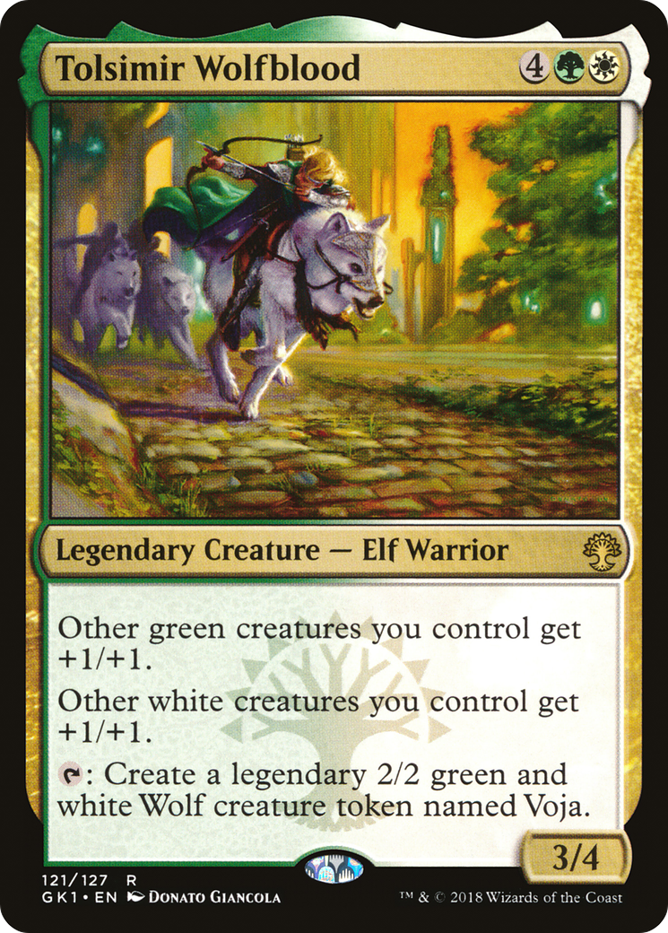 Tolsimir Wolfblood (GK1-121) - GRN Guild Kit - Premium MTG Single from Wizards of the Coast - Just $0.63! Shop now at Game Crave Tournament Store