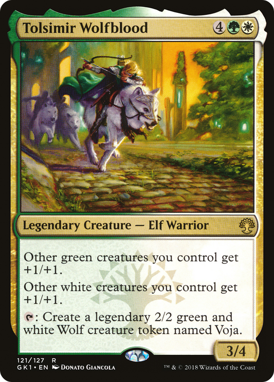 Tolsimir Wolfblood (GK1-121) - GRN Guild Kit - Premium MTG Single from Wizards of the Coast - Just $0.63! Shop now at Game Crave Tournament Store
