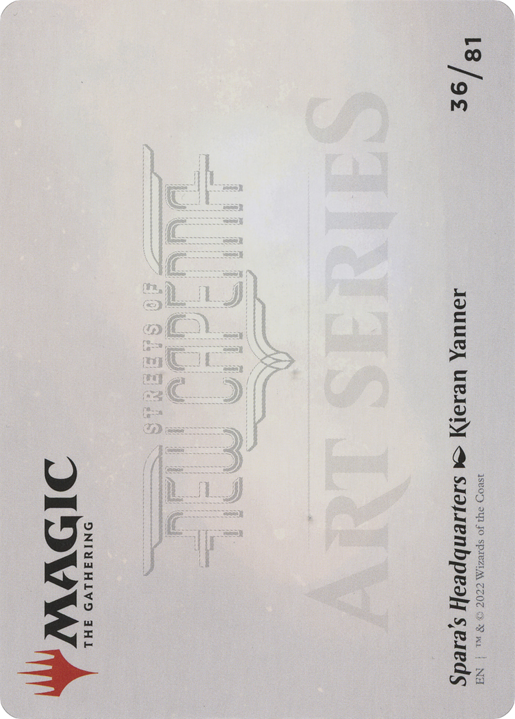 Spara's Headquarters // Spara's Headquarters (ASNC-036) - New Capenna Art Series (Borderless) - Premium MTG Single from Wizards of the Coast - Just $0! Shop now at Game Crave Tournament Store