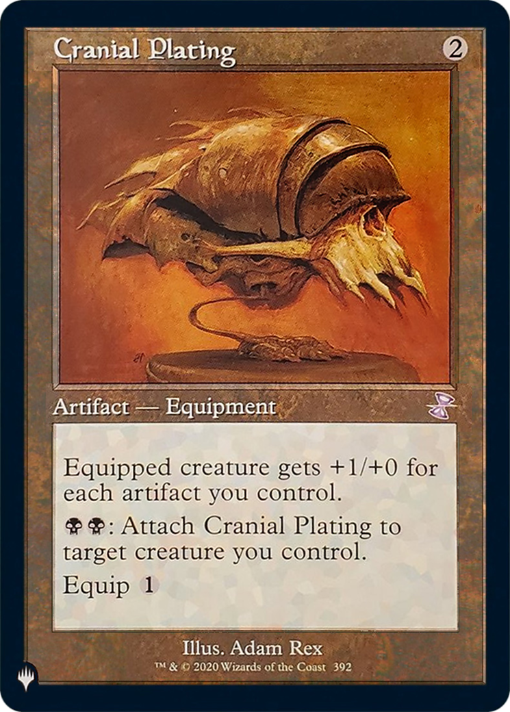 Cranial Plating (PLIST-342) - The List - Premium MTG Single from Wizards of the Coast - Just $0.33! Shop now at Game Crave Tournament Store