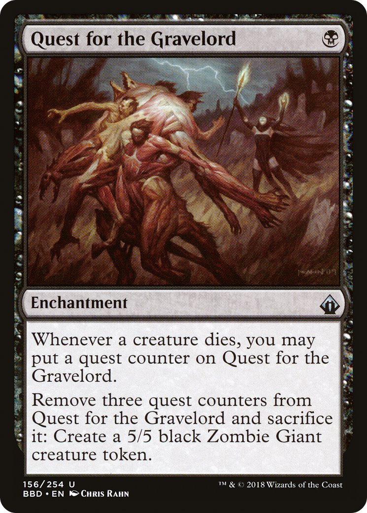 Quest for the Gravelord (BBD-156) - Battlebond Foil - Premium MTG Single from Wizards of the Coast - Just $0.18! Shop now at Game Crave Tournament Store