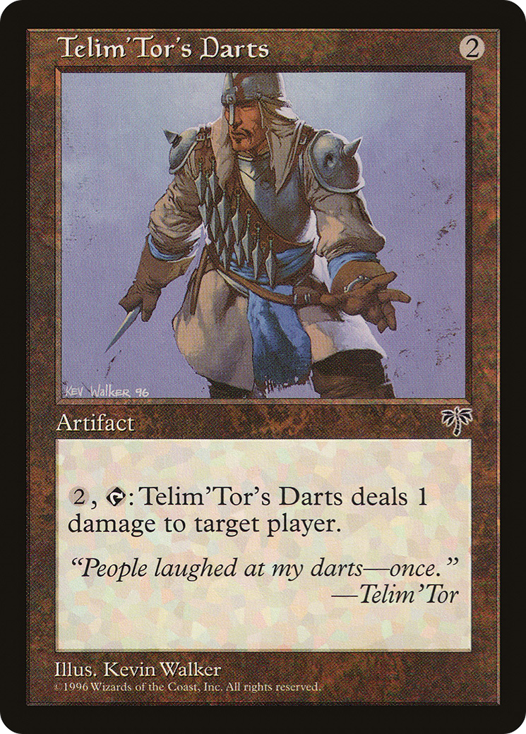 Telim'Tor's Darts (MIR-321) - Mirage - Premium MTG Single from Wizards of the Coast - Just $0.25! Shop now at Game Crave Tournament Store