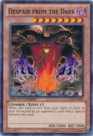 Despair from the Dark (GLD5-EN008) - Gold Series: Haunted Mine Limited - Premium Yugioh Single from Konami - Just $0.26! Shop now at Game Crave Tournament Store