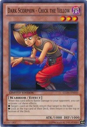Dark Scorpion - Chick the Yellow (GLD5-EN010) - Gold Series: Haunted Mine Limited - Premium Yugioh Single from Konami - Just $0.43! Shop now at Game Crave Tournament Store