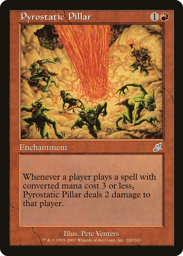 Pyrostatic Pillar (SCG-100) - Scourge Foil - Premium MTG Single from Wizards of the Coast - Just $11.52! Shop now at Game Crave Tournament Store