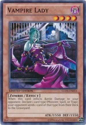 Vampire Lady (GLD5-EN014) - Gold Series: Haunted Mine Limited - Premium Yugioh Single from Konami - Just $0.35! Shop now at Game Crave Tournament Store
