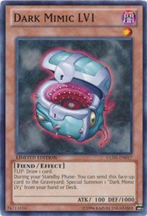 Dark Mimic LV1 (GLD5-EN017) - Gold Series: Haunted Mine Limited - Premium Yugioh Single from Konami - Just $0.37! Shop now at Game Crave Tournament Store