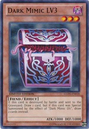 Dark Mimic LV3 (GLD5-EN018) - Gold Series: Haunted Mine Limited - Premium Yugioh Single from Konami - Just $0.10! Shop now at Game Crave Tournament Store