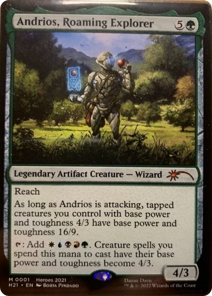 Andrios, Roaming Explorer (PH21-001) - 2021 Heroes of the Realm - Premium MTG Single from Wizards of the Coast - Just $0! Shop now at Game Crave Tournament Store