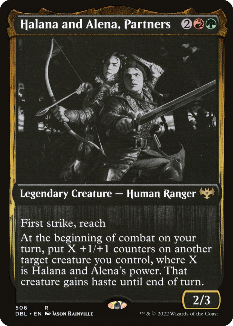 Halana and Alena, Partners (DBL-506) - Innistrad: Double Feature Foil - Premium MTG Single from Wizards of the Coast - Just $2! Shop now at Game Crave Tournament Store