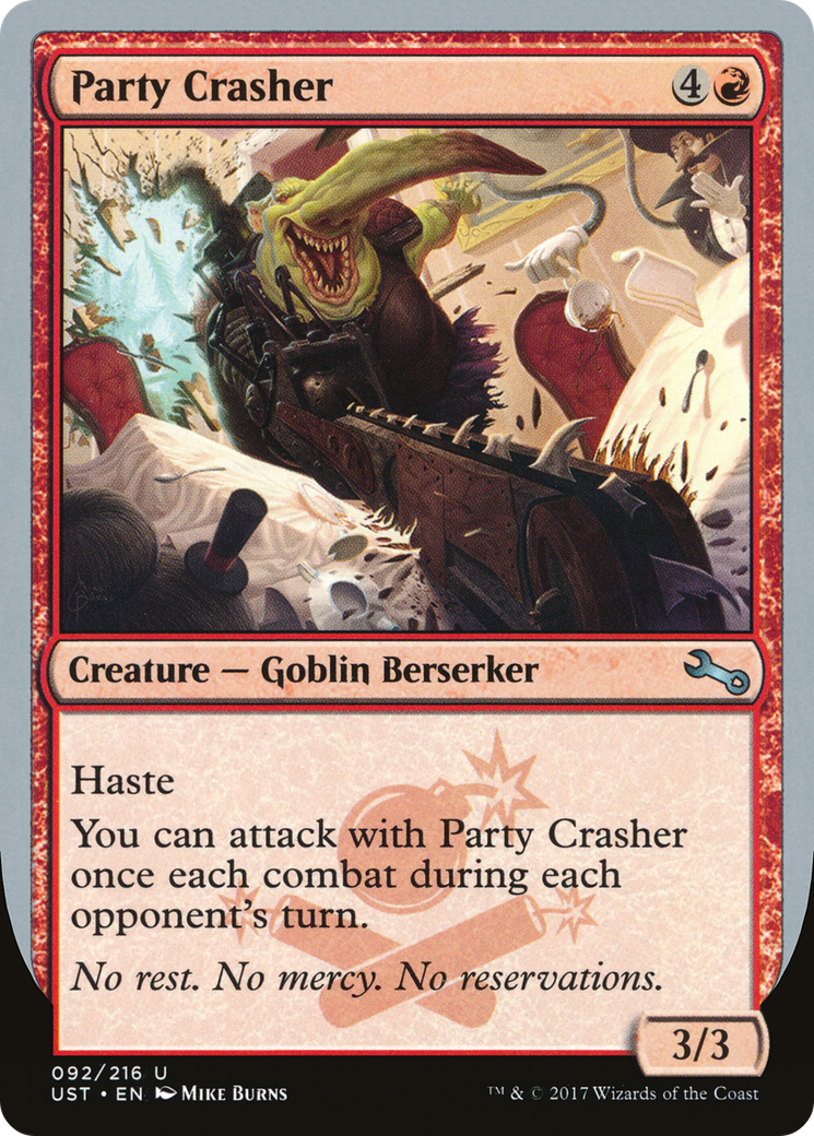 Party Crasher (UST-092) - Unstable Foil - Premium MTG Single from Wizards of the Coast - Just $0.08! Shop now at Game Crave Tournament Store