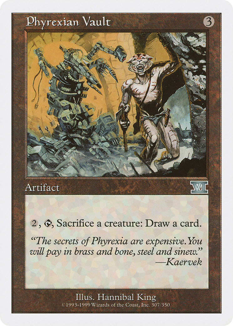 Phyrexian Vault (6ED-307) - Classic Sixth Edition - Premium MTG Single from Wizards of the Coast - Just $0.08! Shop now at Game Crave Tournament Store