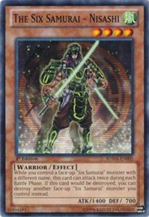 The Six Samurai - Nisashi (SDWA-EN005) - Structure Deck: Samurai Warlords 1st Edition - Premium Yugioh Single from Konami - Just $0.25! Shop now at Game Crave Tournament Store