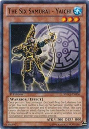 The Six Samurai - Yaichi (SDWA-EN006) - Structure Deck: Samurai Warlords 1st Edition - Premium Yugioh Single from Konami - Just $0.10! Shop now at Game Crave Tournament Store