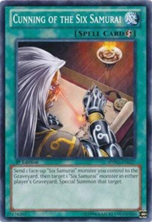 Cunning of the Six Samurai (SDWA-EN027) - Structure Deck: Samurai Warlords 1st Edition - Premium Yugioh Single from Konami - Just $0.86! Shop now at Game Crave Tournament Store