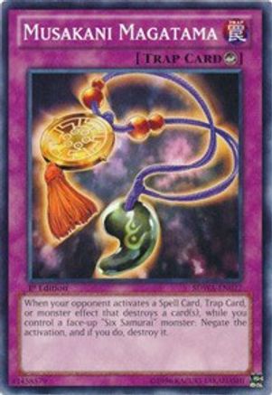 Musakani Magatama (SDWA-EN037) - Structure Deck: Samurai Warlords 1st Edition - Premium Yugioh Single from Konami - Just $0.25! Shop now at Game Crave Tournament Store