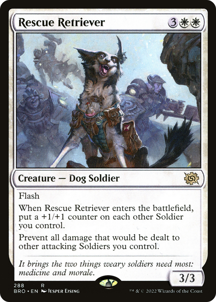 Rescue Retriever (BRO-288) - The Brothers' War - Premium MTG Single from Wizards of the Coast - Just $0.08! Shop now at Game Crave Tournament Store