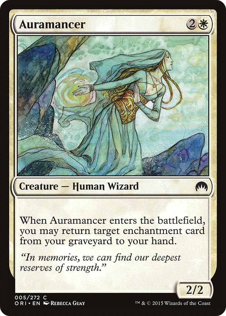 Auramancer (ORI-005) - Magic Origins - Premium MTG Single from Wizards of the Coast - Just $0.08! Shop now at Game Crave Tournament Store