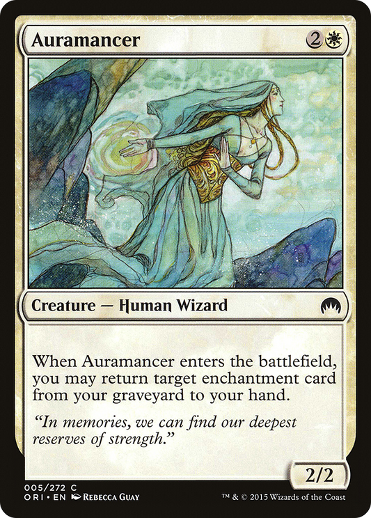 Auramancer (ORI-005) - Magic Origins Foil - Premium MTG Single from Wizards of the Coast - Just $0.11! Shop now at Game Crave Tournament Store